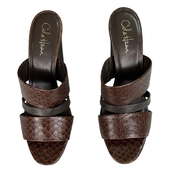 Cole Haan Brown Platform Sandals - Picture 4 of 12